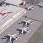 Air Arabia Aircraft Maintenance Hangar – structural steel fireproofing by Ibtikar