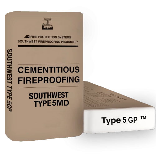 Southwest Type 5GP Cementitious Fireproofing Southwest Type 5GP cementitious fireproofing product packaging